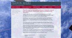 Desktop Screenshot of probyn-miers.com